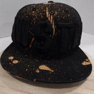 HUSTLE SnapBack Hat by Carbon Elements Great Embroidery New without tags